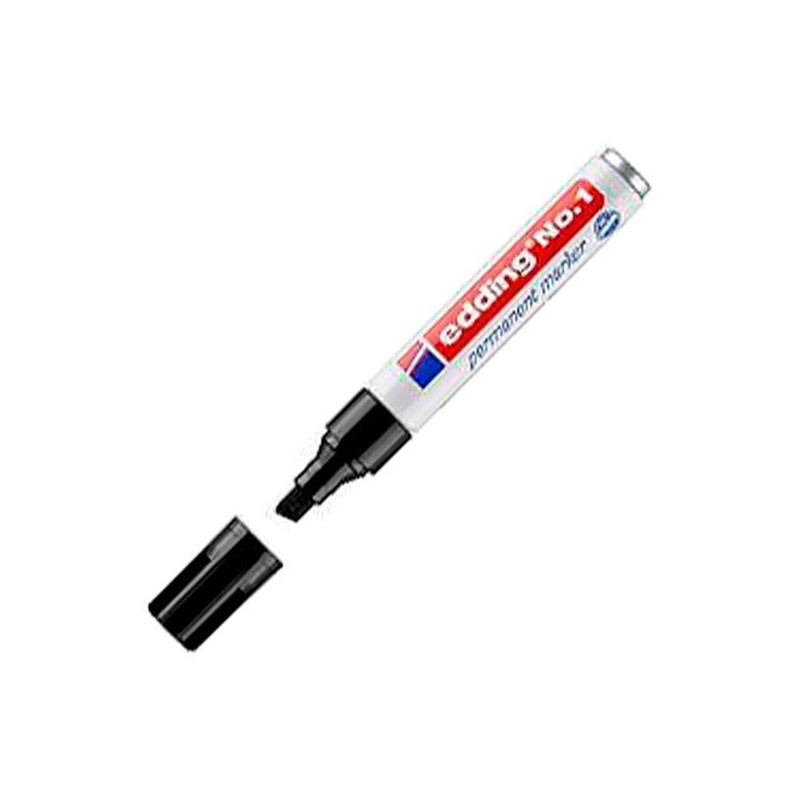 EDDING MARCADOR PERMANENTE Nº 1 NEGRO