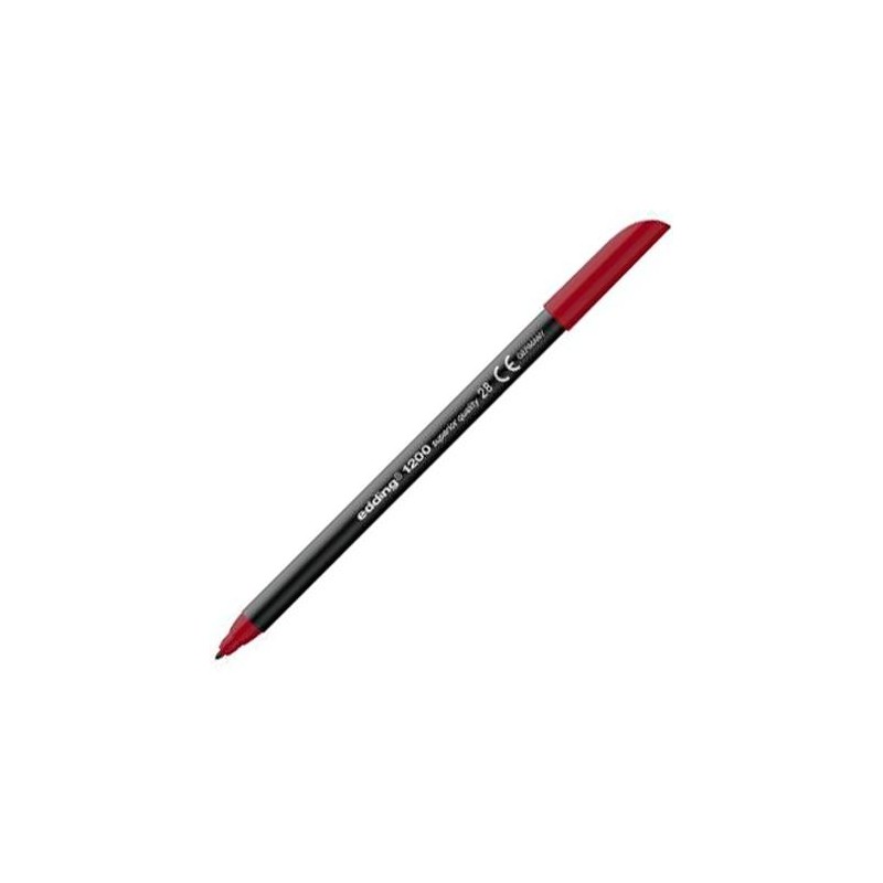 EDDING ROTULADOR 1200 PUNTA FINA ROJO INGLÉS
