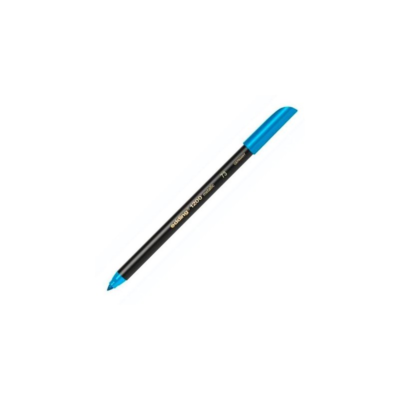 EDDING ROTULADOR 1200 PUNTA FINA AZUL METÁLICO