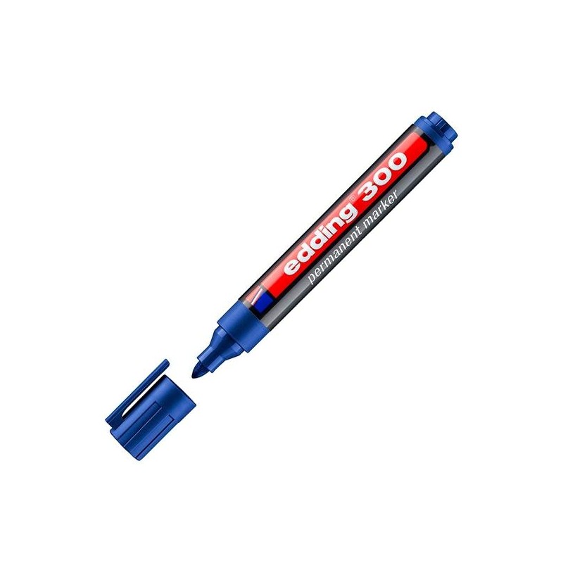 EDDING MARCADOR PERMANENTE 300 AZUL