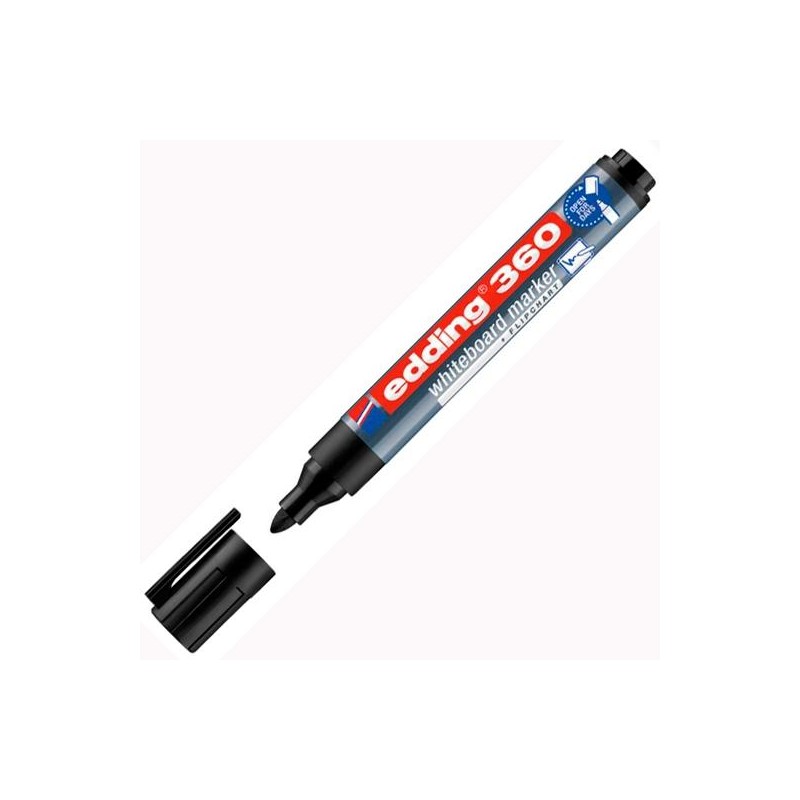EDDING MARCADOR PIZARRA BLANCA 360 RELLENABLE NEGRO
