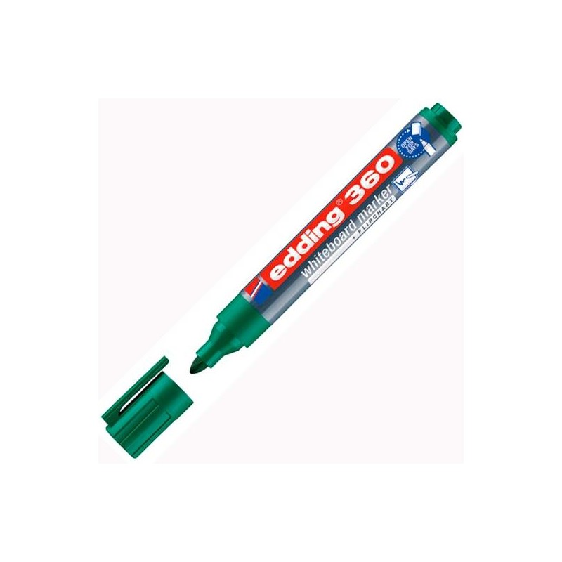 EDDING MARCADOR PIZARRA BLANCA 360 RELLENABLE VERDE