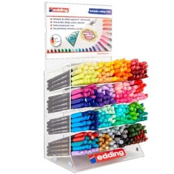 EDDING ROTULADOR 1200 PUNTA FINA COLORES SURTIDOS EXPOSITOR 320 UD