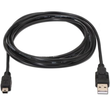 AISENS CABLE USB 2.0 TIPO A/M - MINI B/M NEGRO 1,8M