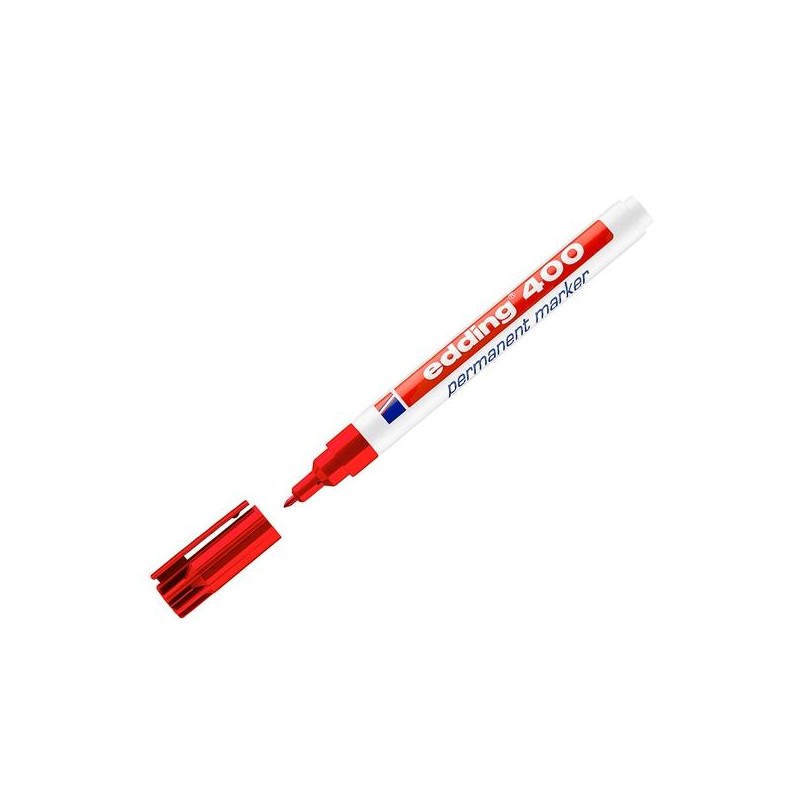 EDDING MARCADOR PERMANENTE 400 ROJO