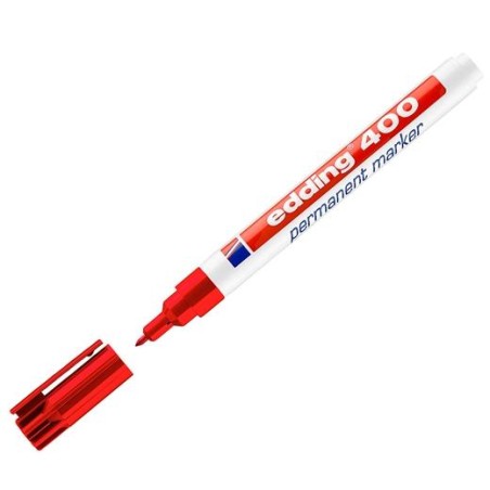 EDDING MARCADOR PERMANENTE 400 ROJO