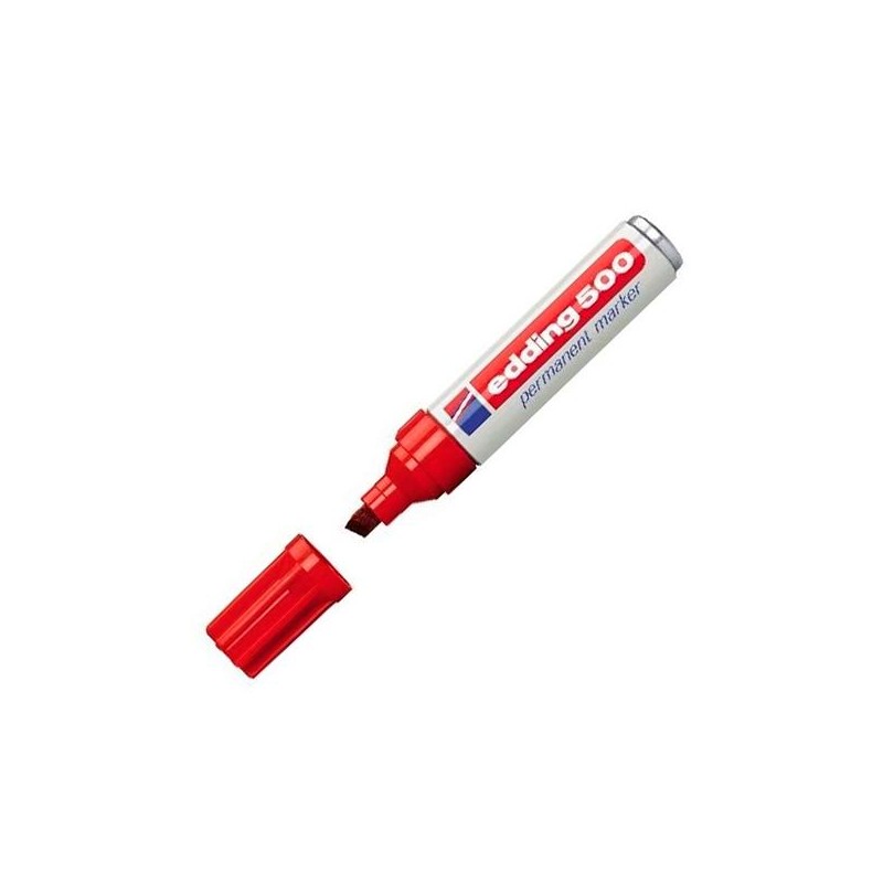 EDDING MARCADOR PERMANENTE 500 ROJO