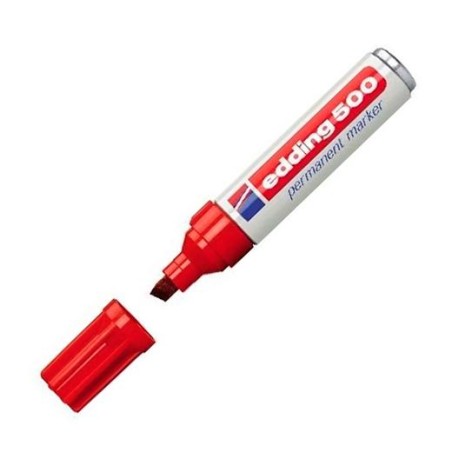 EDDING MARCADOR PERMANENTE 500 ROJO