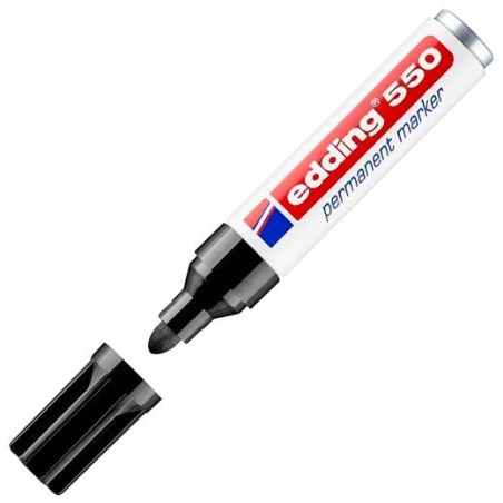 EDDING MARCADOR PERMANENTE 550 NEGRO