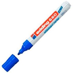 EDDING MARCADOR PIZARRA BLANCA 660 RELLENABLE AZUL
