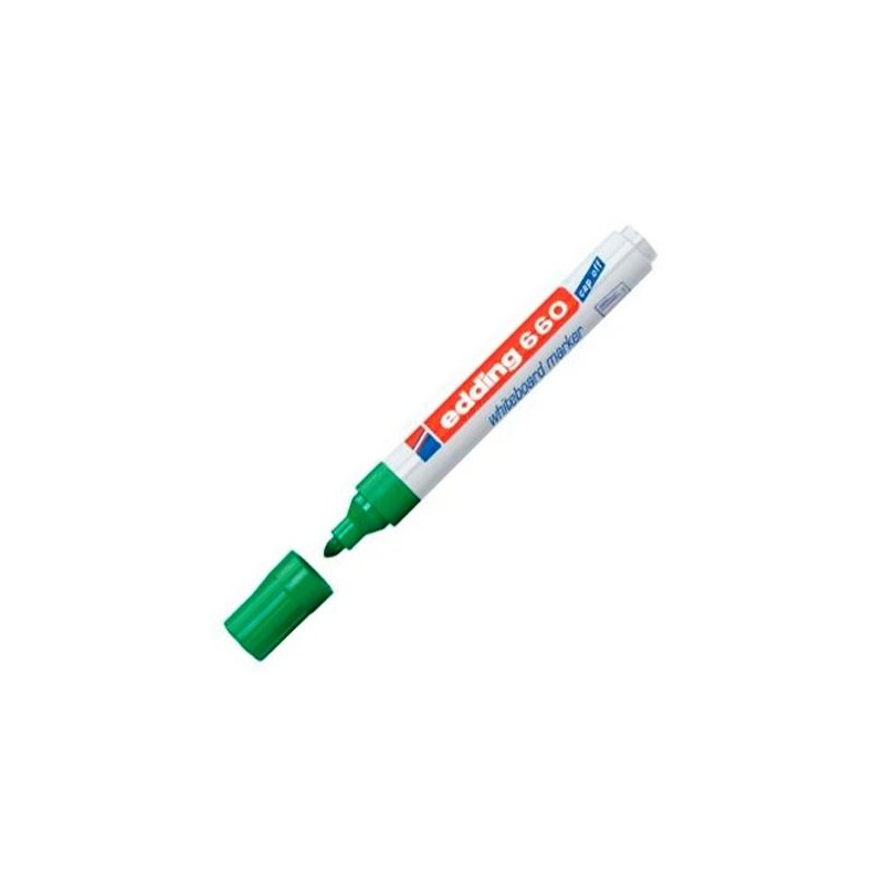 EDDING MARCADOR PIZARRA BLANCA 660 RELLENABLE VERDE