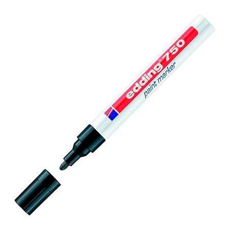 EDDING MARCADOR PERMANENTE 750 TINTA OPACA NEGRO