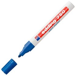 EDDING MARCADOR PERMANENTE 750 TINTA OPACA AZUL
