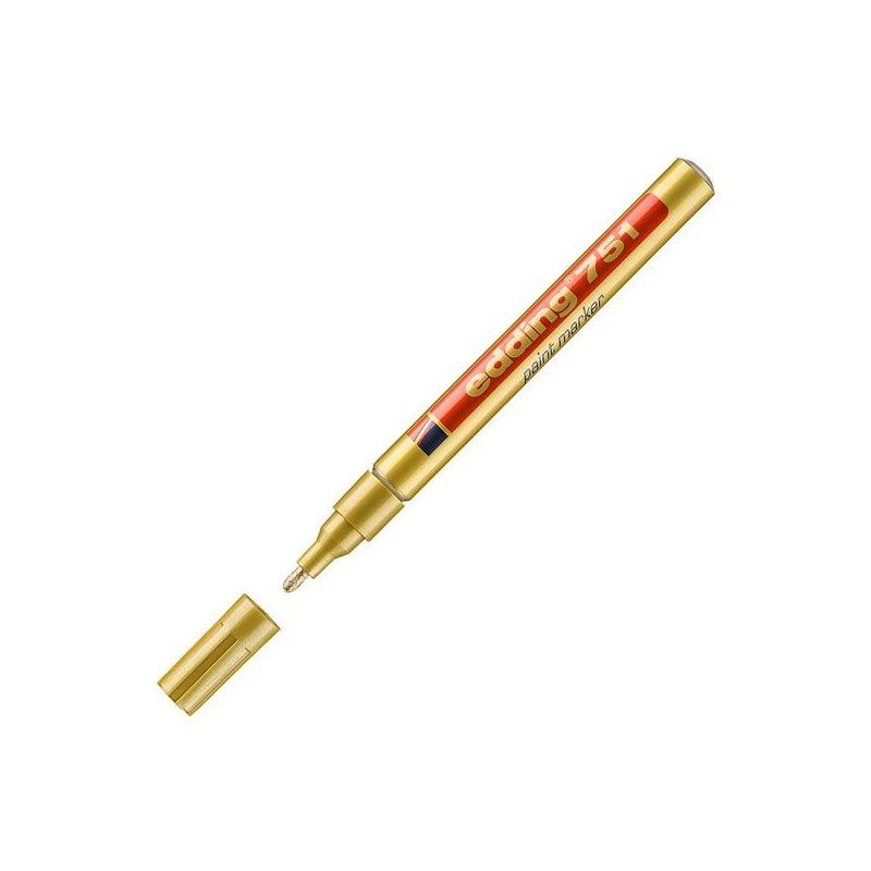EDDING MARCADOR PERMANENTE TINTA OPACA 751 ORO