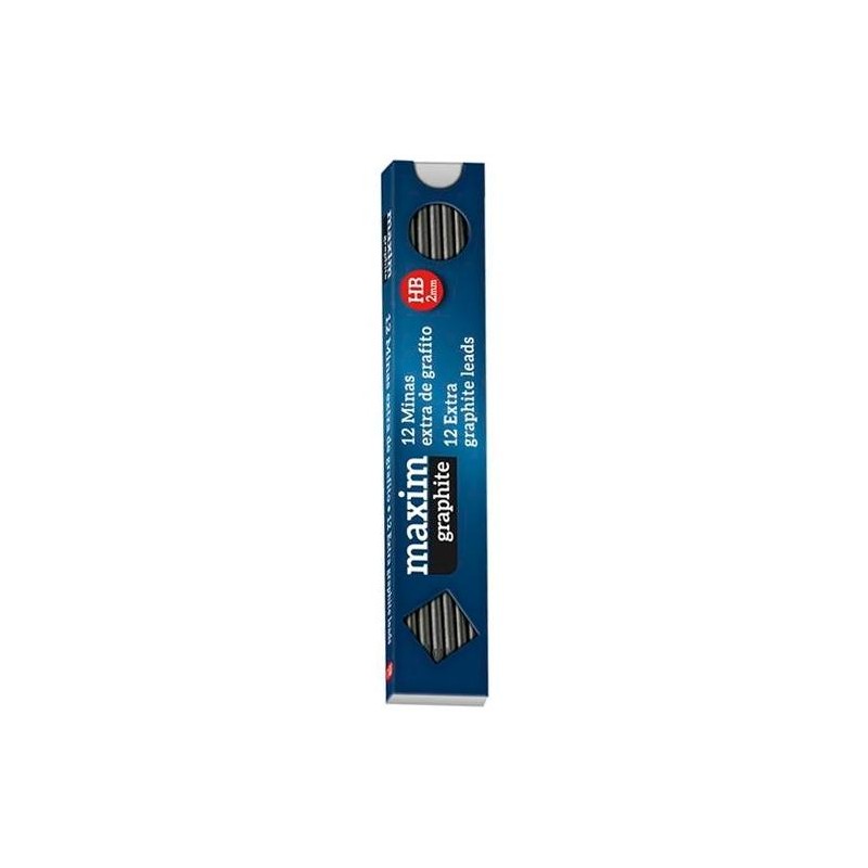 ALPINO MINAS MAXIM 2MM HB ESTUCHE 12 UD EXTRA GRAFITO