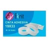 EKRIT CINTA ADHESIVA TRANSPARENTE ROLLO 19MM X 33M EN BOLSITA