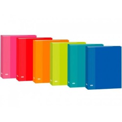 ELBA CARPETA ANILLAS 2 X 40MM FOLIO CARTÓN FORRADO PLASTIFICADO C/SURTIDOS