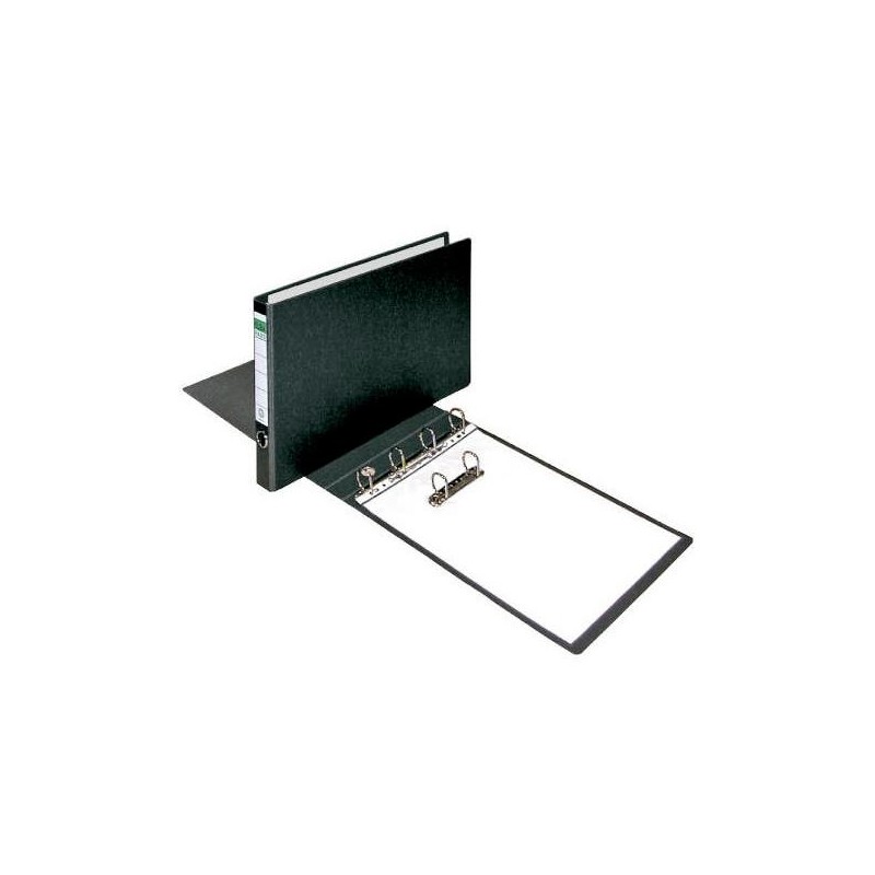 ELBA CARPETA DE ANILLAS 4 X 35MM A3 APAISADO LOMO 50MM CARTÓN COMPACTO NEGRO