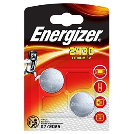 ENERGIZER PILAS PLANAS DE LITIO 3V - CR2430 (2 PACK)