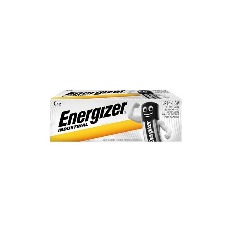 ENERGIZER PILA INDUSTRIAL CLR14 ALCALINAS C 1.5V BLISTER-12-