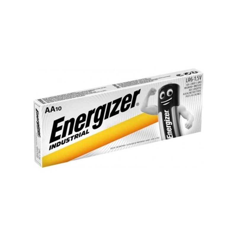 ENERGIZER INDUSTRIAL ALCALINA LR6 AA 1,5V CAJA DE 10
