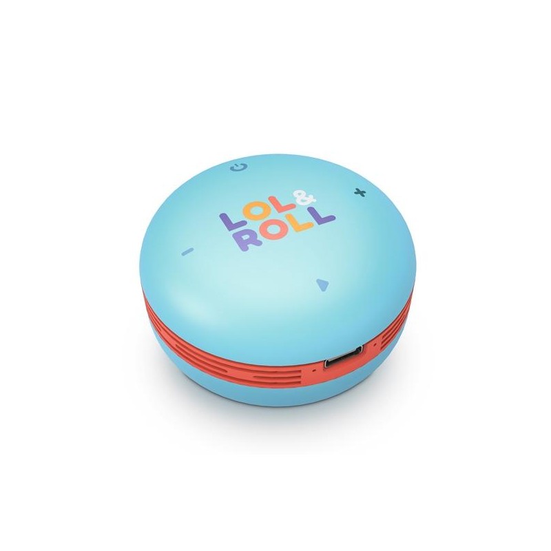 ENERGY SISTEM ALTAVOZ LOL&ROLL POP KIDS 5W, BLUETOOTH 5.0, USB, AZUL