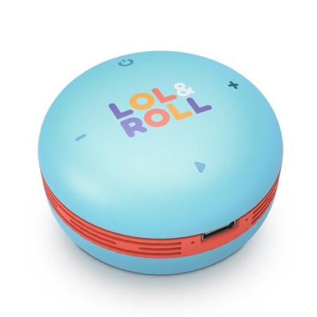 ENERGY SISTEM ALTAVOZ LOL&ROLL POP KIDS 5W, BLUETOOTH 5.0, USB, AZUL