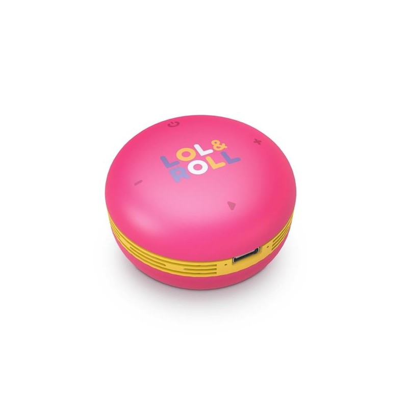 ENERGY SISTEM ALTAVOZ LOL&ROLL POP KIDS 5W, BLUETOOTH 5.0, USB, ROSA