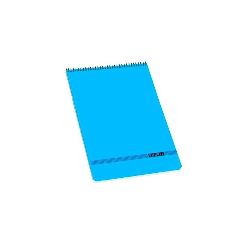 ENRI CUADERNO ESPIRAL SUPERIOR OFICINA 80H 4X4 TAPA BLANDA 4º AZUL