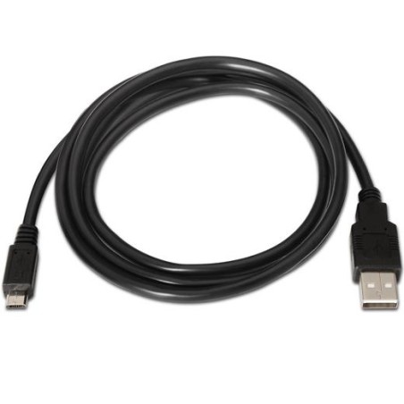 AISENS CABLE USB 2.0 TIPO A/M - MICRO USB B/M NEGRO 1,8M