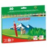 ALPINO LÁPICES DE COLORES 175MM C/SURTIDOS ESTUCHE 30 UD