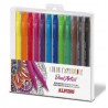 ALPINO ROTULADORES COLOR EXPERIENCE DUAL ARTIST DOBLE PUNTA PERFILA/COLOREA C/SURTIDOS ESTUCHE 12 UD
