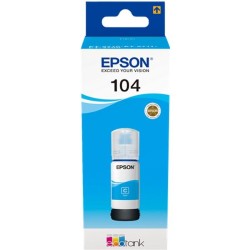 EPSON TINTA BOTE CIAN ECOTANK ET-2710, 2711, 2726, 2815 - Nº 104