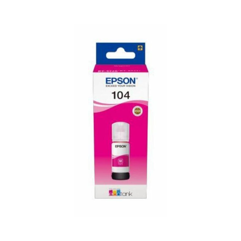 EPSON TINTA BOTE MAGENTA ECOTANK ET-2710, 2711, 2726, 2815 - Nº 104