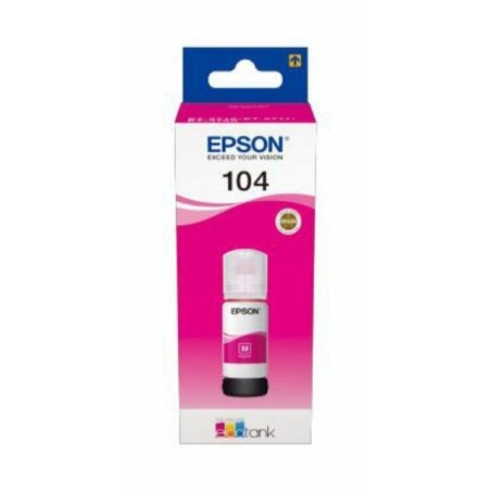 EPSON TINTA BOTE MAGENTA ECOTANK ET-2710, 2711, 2726, 2815 - Nº 104