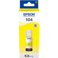 EPSON TINTA BOTE AMARILLO ECOTANK ET-2710, 2711, 2726, 2815 - Nº 104