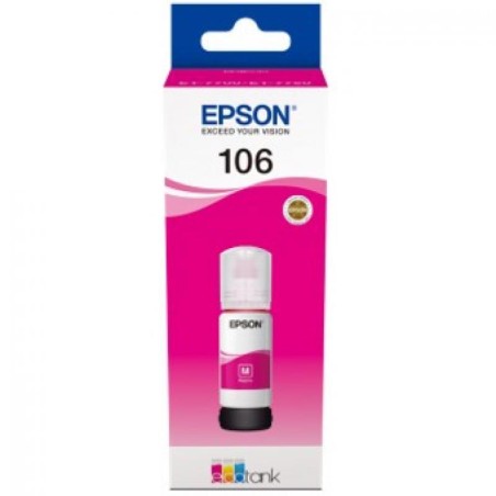 EPSON TINTA BOTE MAGENTA ECO TANK ET-7700, 7750 - Nº 106