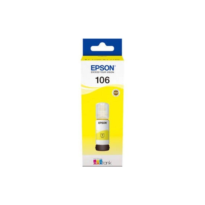 EPSON TINTA BOTE AMARILLO ECO TANK ET-7700, 7750 - Nº 106