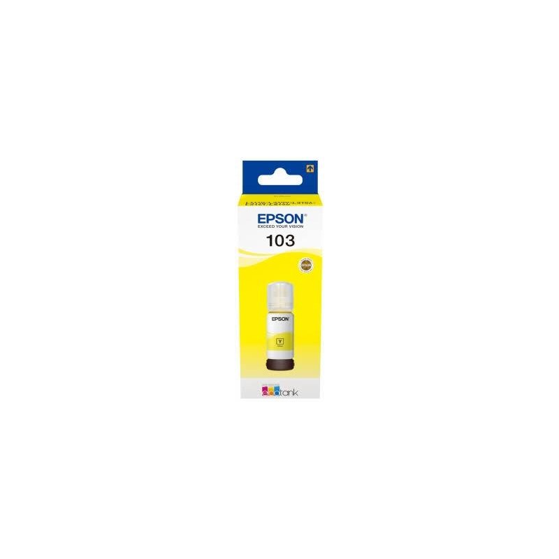 EPSON ECOTANK TINTA AMARILLO L1100 SERIES, L3110 SERIES - Nº 103