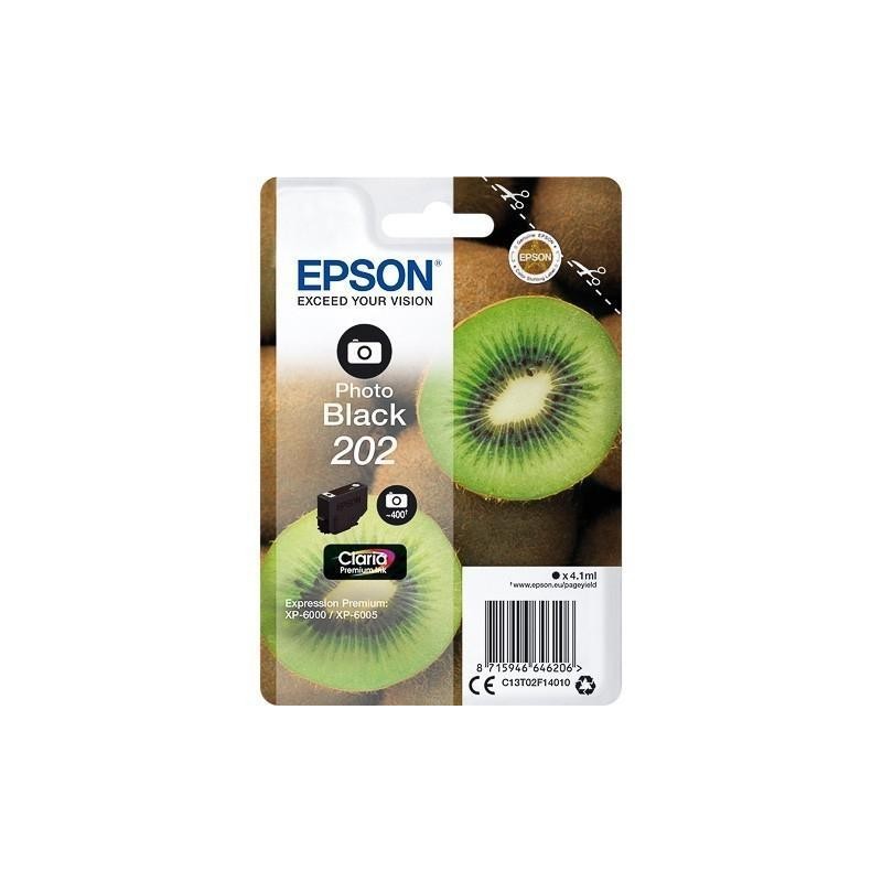EPSON SINGLEPACK FOTO NEGRO 202 CLARIA PREMIUM INK