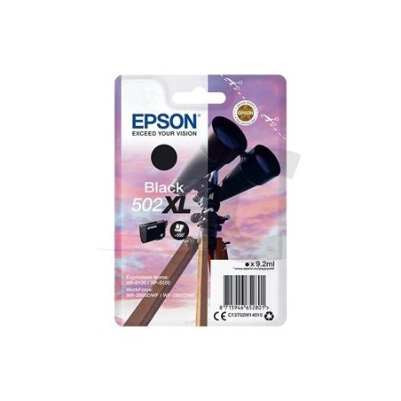 EPSON TINTA NEGRO XP-5100, 5105 / WF2860DWF,2865DWF - Nº 502XL
