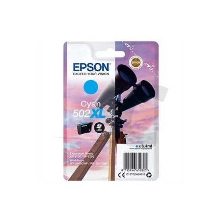 EPSON TINTA CIAN XP-5100, 5105 / WF2860DWF,2865DWF - Nº 502XL