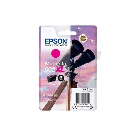 EPSON TINTA MAGENTA XP-5100, 5105 / WF2860DWF,2865DWF - Nº 502XL