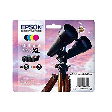 EPSON PACK BK/C/M/Y XP-5100, 5105 / WF2860DWF,2865DWF - Nº 502XL (4 COLORES)