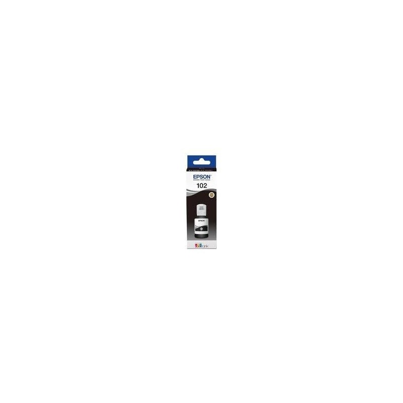 EPSON TINTA BOTE NEGRO ECOTANK ET-2700, 2750, 3700, 3750, 4750 - Nº 102