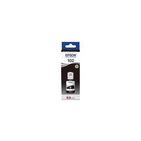 EPSON TINTA BOTE NEGRO ECOTANK ET-2700, 2750, 3700, 3750, 4750 - Nº 102