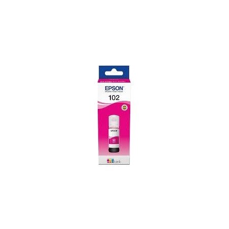 EPSON TINTA BOTE MAGENTA ECOTANK ET-2700, 2750, 3700, 3750, 4750 - Nº 102