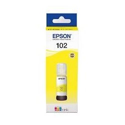 EPSON TINTA BOTE AMARILLO ECOTANK ET-2700, 2750, 3700, 3750, 4750 - Nº 102