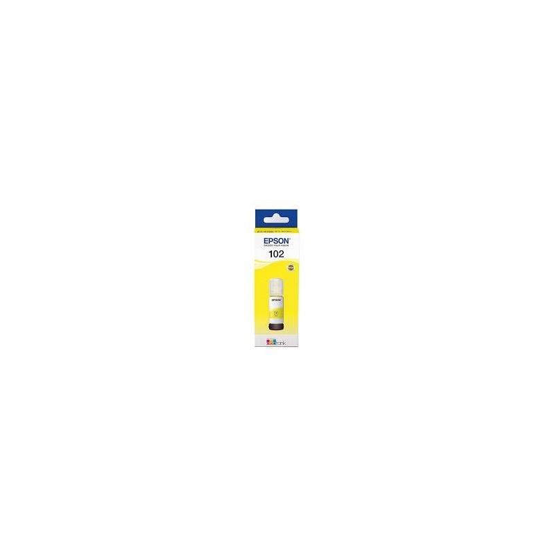 EPSON TINTA BOTE AMARILLO ECOTANK ET-2700, 2750, 3700, 3750, 4750 - Nº 102
