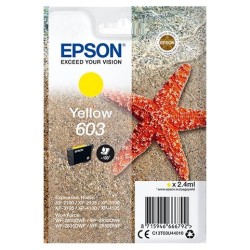 EPSON TINTA AMARILLO XP-2100, 3100, 4100 / WF-2830DWF, 2850DW - Nº 603